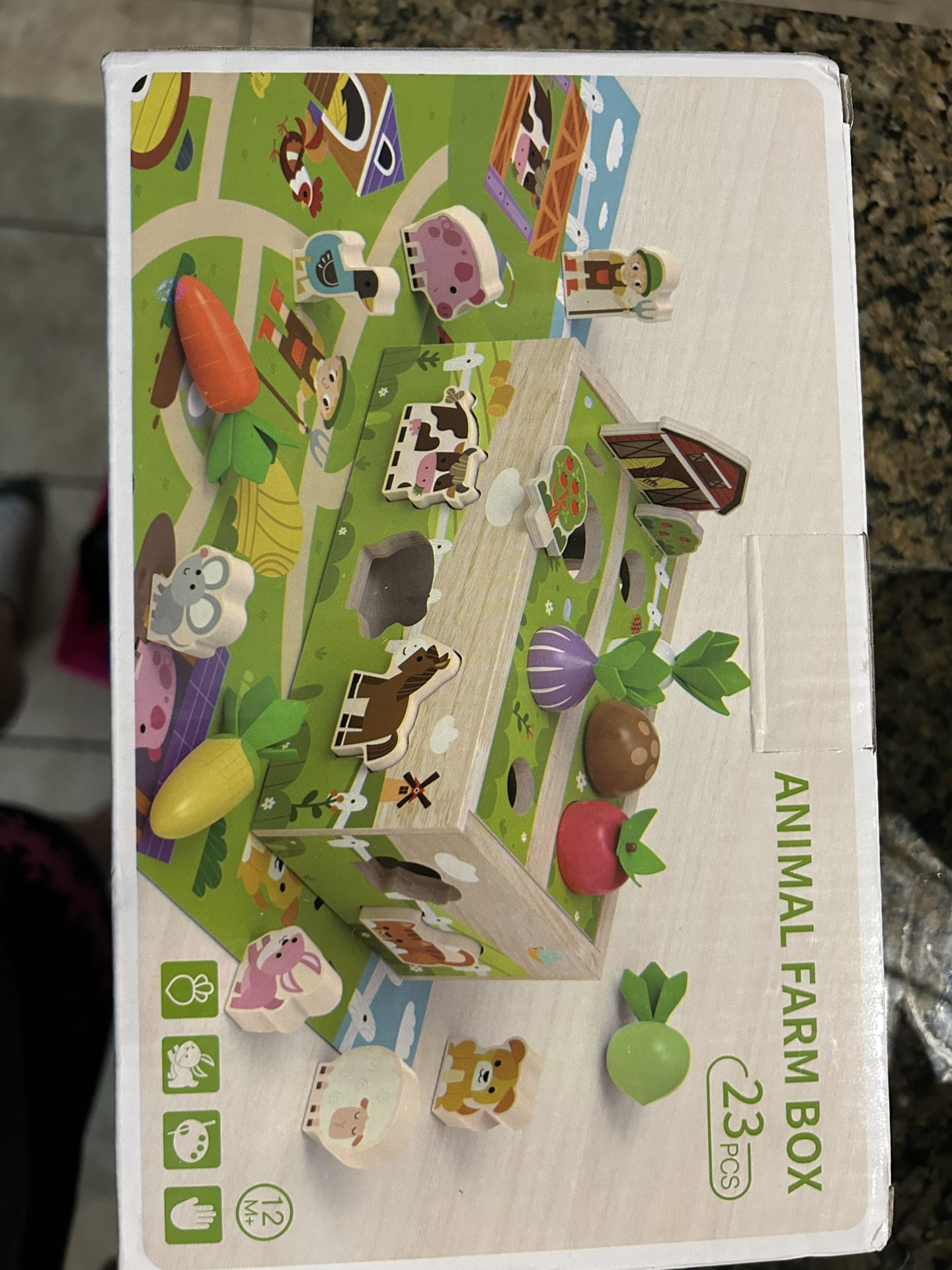 Montessori Wooden Sensory Toddler Toys: Toy for 1 Year Old Boys Girls Birthday Gifts | 1st One First Birthday Gift for 1 Year Old Girl Boy, Educationa