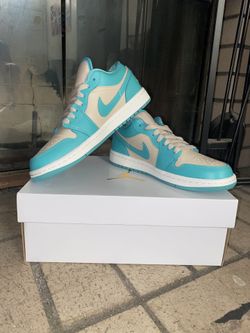 Jordan 1 Low Tropical Teal Size 6w, 6.5w, 
