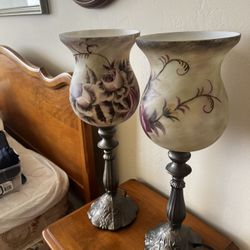 Pair Of Beautiful Victorian Style Lamps