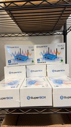 SuperBox S6 Max  Android Streaming Box 6K Smart TV Media Player with Voice Remote