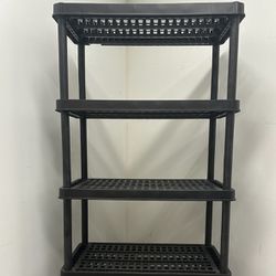 6 FT, 5 Tier Large Plastic Shelves Perfect For Garage Or Storage-Only 2 Sets Left