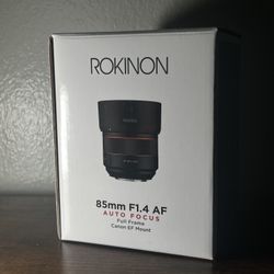 Rokinon AF 85mm f/1.4 | Canon EF lens