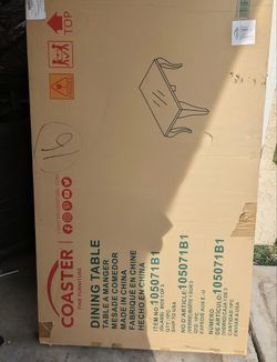 Coaster Casual Dining Table Top (glass table top only) Item No #105071B1