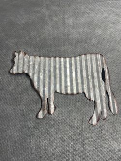 Home Decor - Signs, Cow Metal Cut Out, Key Holder