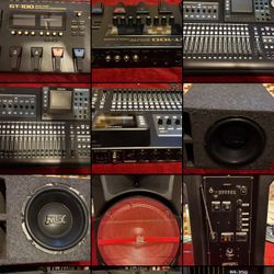Mixer, Speaker And AMP