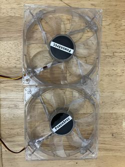 120mm Power Spec LED Fans (Used, Tested, And Working)