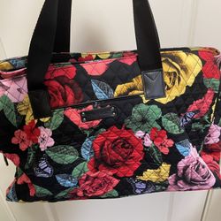 Vera Bradley Rose & Butterfly Carry-on Bag