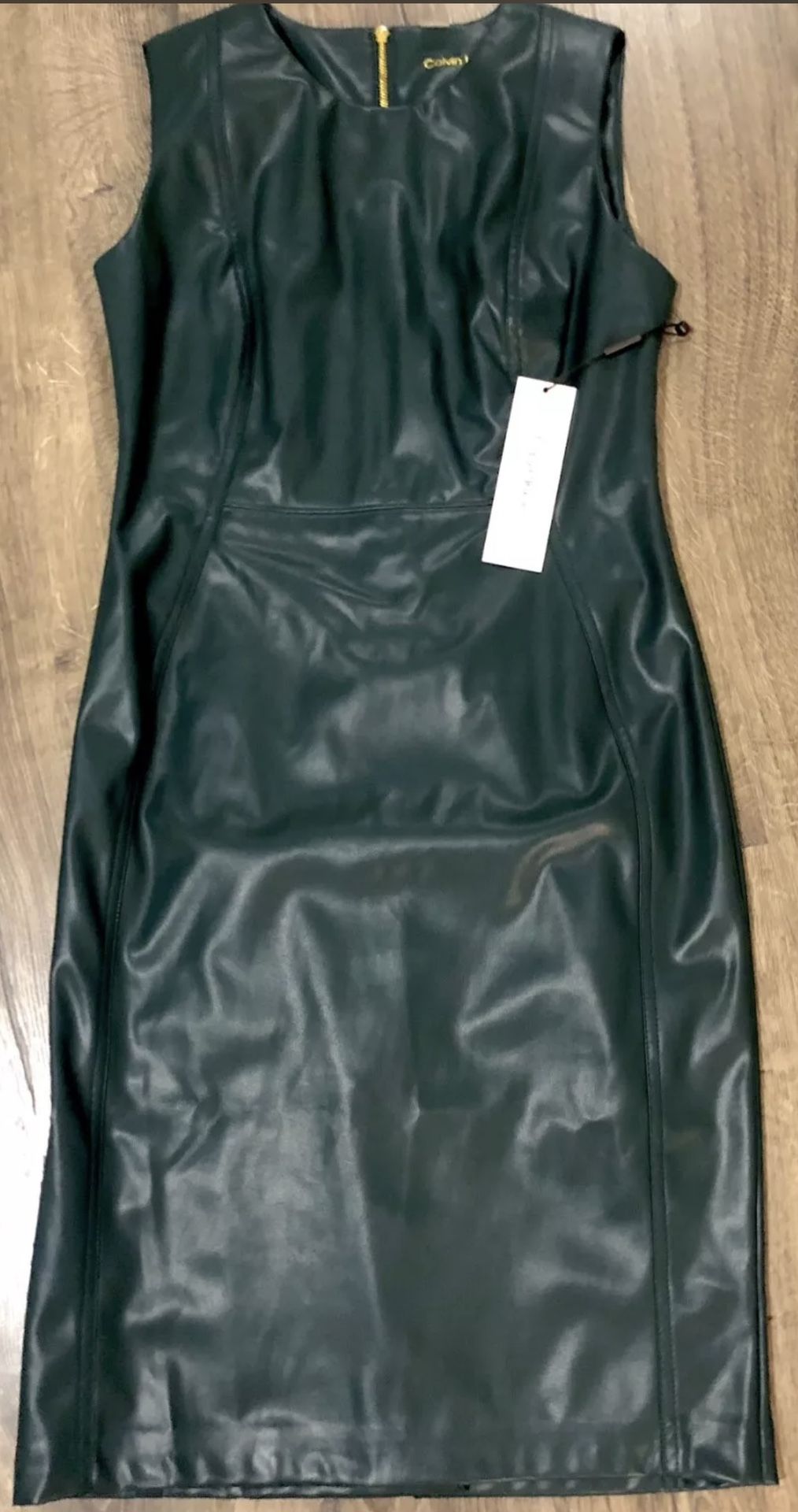 CALVIN KLEIN Malachite Faux-Leather Sleeveless Sheath Dress Size 2 brand new with tag price $134 for Sale in Irving, TX - OfferUp CALVIN KLEIN Malachite Faux-Leather Sleeveless Sheath Dress Size 2 brand new with tag price $134 for Sale in Irving, TX - OfferUp