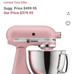 KitchenAid Artisan stand mixer 5-qt