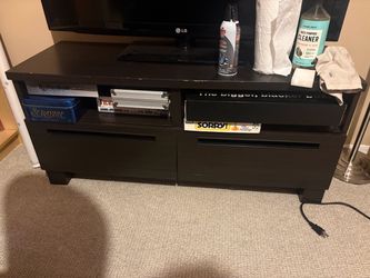 Espresso Wood TV Stand / Media Console with Drawers