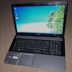 TOSHIBA Laptop Satellite AMD A6-4400M 6GB Memory 640GB HDD AMD Radeon HD 7520G 17.3"