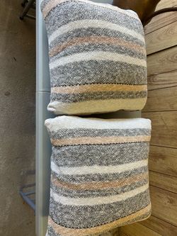 2 Throw Pillows Couch Bed