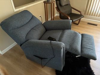 Blue Lift Recliner
