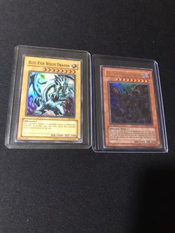 Blue Eyes White Dragon, Red Eyes Darkness Dragon Yu Gi Oh 
