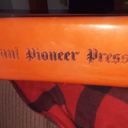 Vintage St. Paul Dispatch News Paper Box
