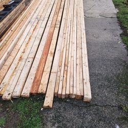 12 Wood Lumber 2x4 13ft 9inch 