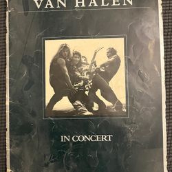 Van Halen Tour Program