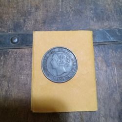 1859 Canadian Victoria Dei Gratia Regina 1 Cent