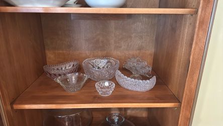 Antique Vintage Crystal And Glassware Some Dating Back To 1840S A Lot Of Six For Sale