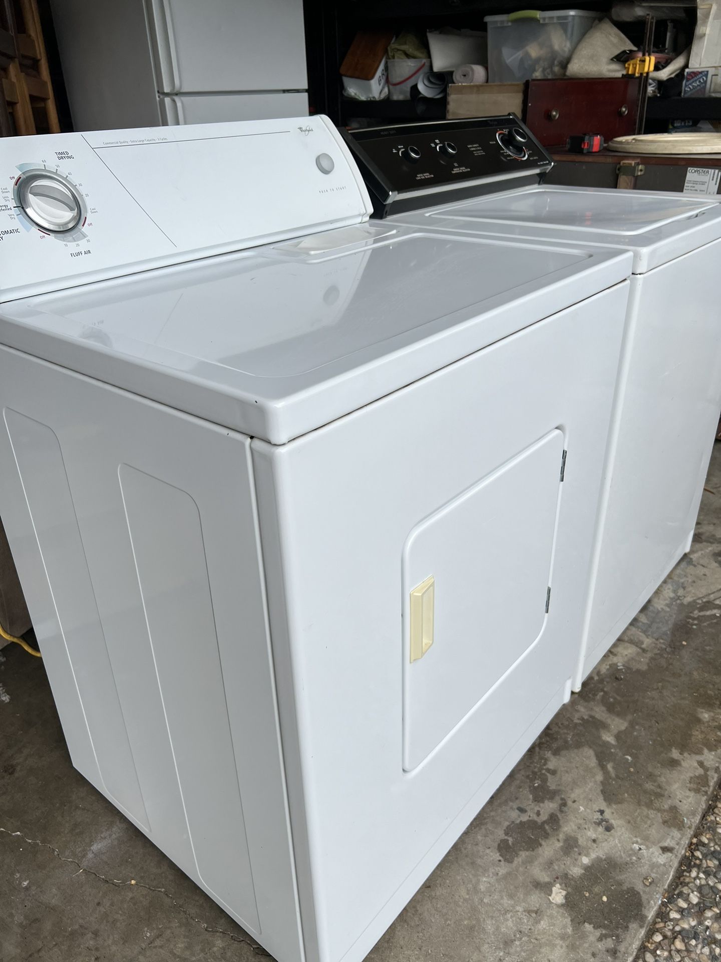 ELECTRIC  WASHER & DRYER WHIRLPOOL 