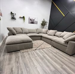 BRAND NEW GREY CLOUD MODULAR SECTIONAL SAME DAY DELIVERY