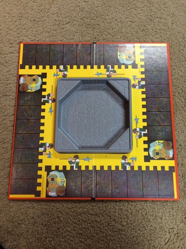 Dungeon Dice Board Game Parts!!! Game Board!!!