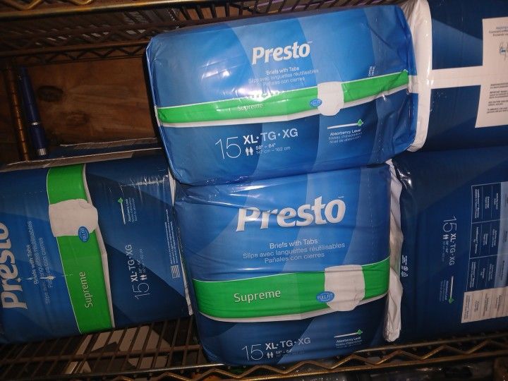 DIAPER ADULT SIZE IS XL