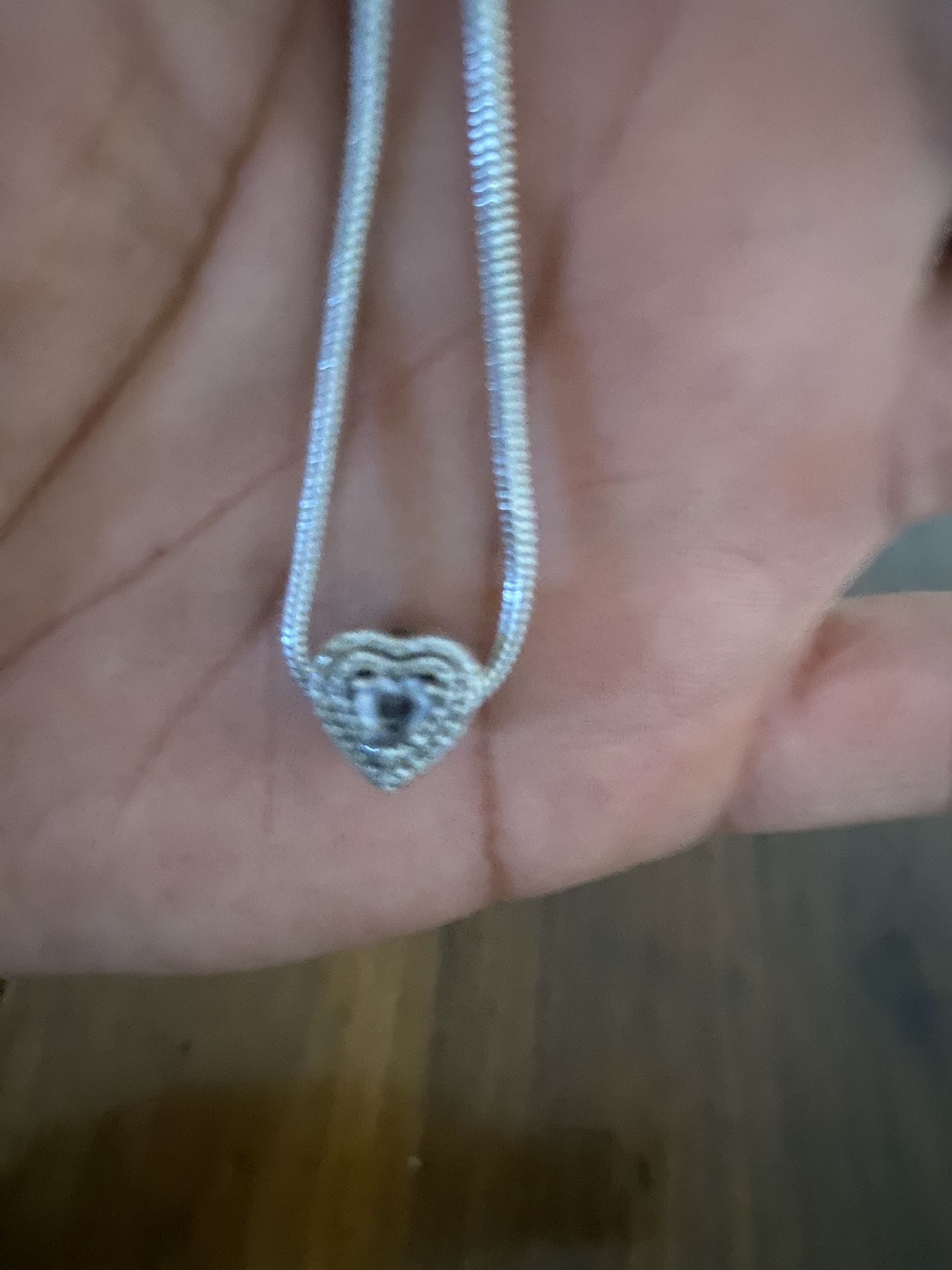 Pandora Necklace And Charm