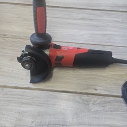 Milwaukee 13 Amp 5 in. Small Angle Grinder with Dial Speed
