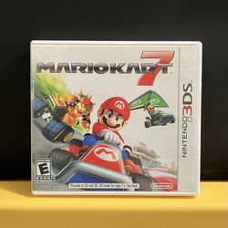 Mario Kart 7 for Nintendo 3DS video game console system cart XL New 2DS Super Bros seven brothers Complete