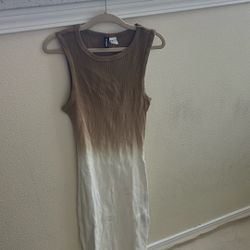 ribbed sleeveless bodycon dress Size XS 160/80A 