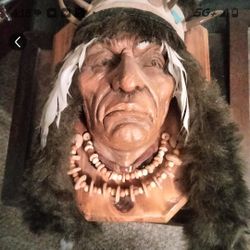 Native American With Head Dress