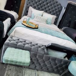 🤴 Queen Bed Frame 👉Furniture Sectional, Dining Table, Bunk Beds Avail 