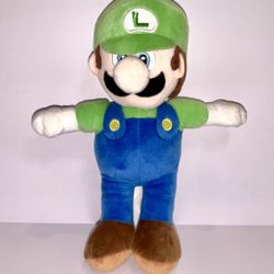 Super Mario Brothers Luigi 8.5" Plush Doll Toy Nintendo 2023 Nice!