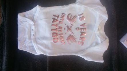 All sizes 0-24 months onesie