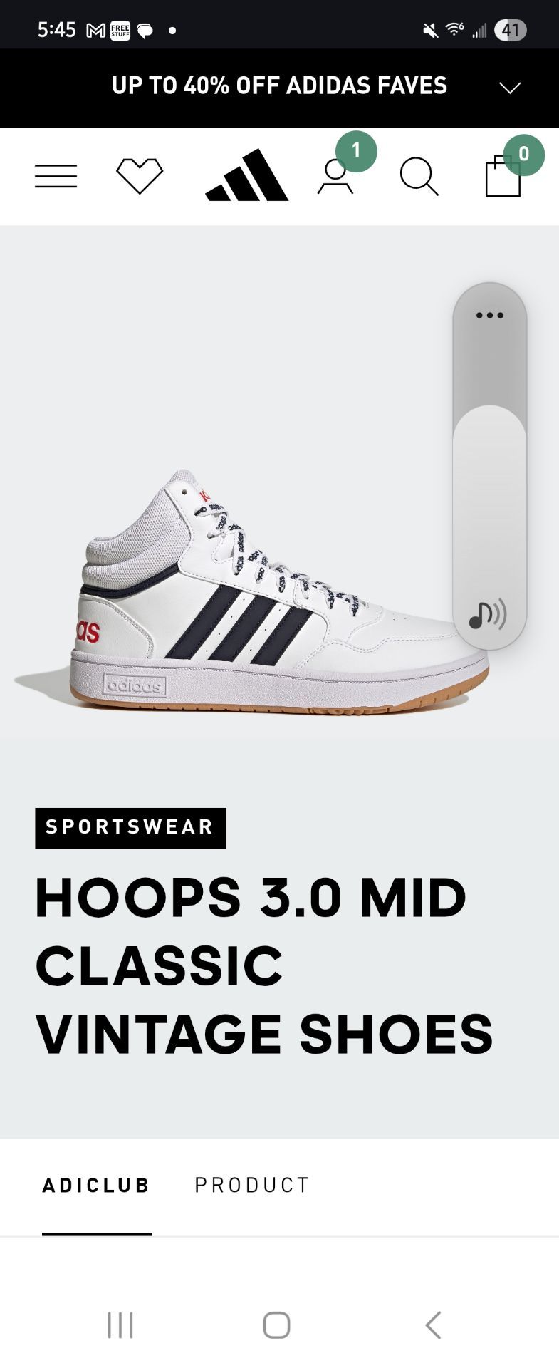 Hoops 3.0 Classic Vintage Adidas