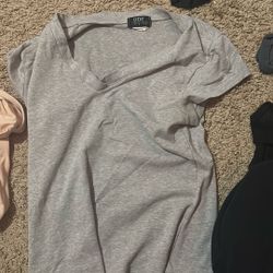 Gray tee 