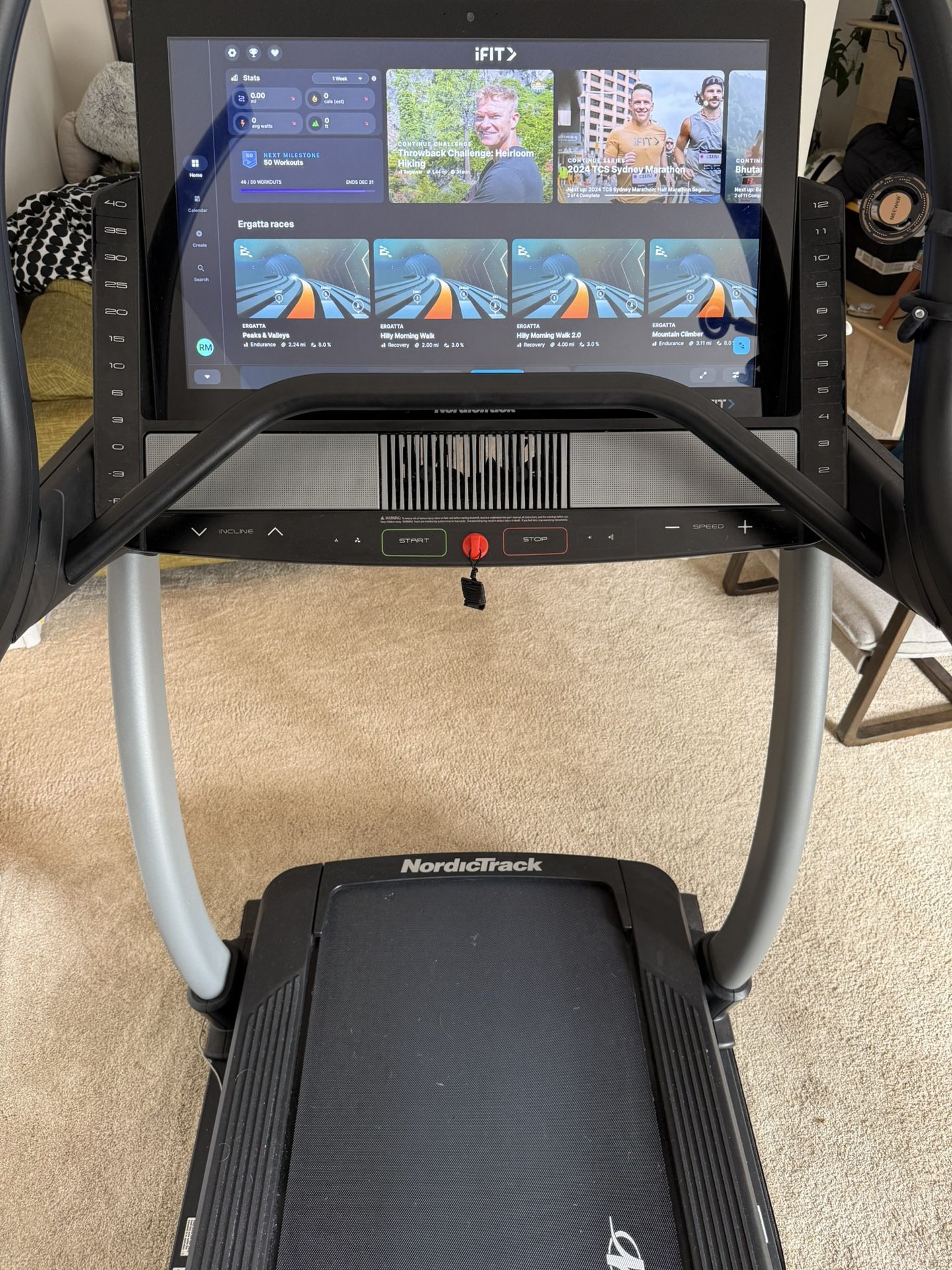 NordicTrack Treadmill x32i - 1 Year Old - Cracked Frame