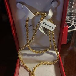 Gold Chain And Gold Bracelet