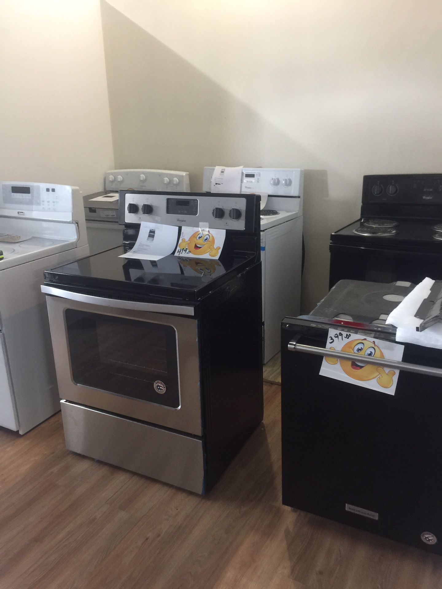 Electric stoves, coil stoves, gas stoves, Appliances new scratch and Dent