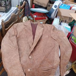 Sued Jacket Men's Or Woman's. Taylored Made Good Condition