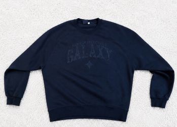 LA Galaxy MLS Officially Licensed Black Crewneck Sweatshirt Size S