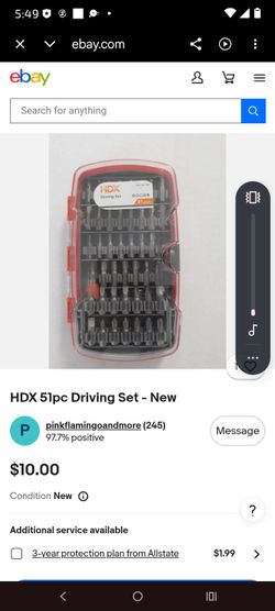 HDX 50- 50-piece drive bit set