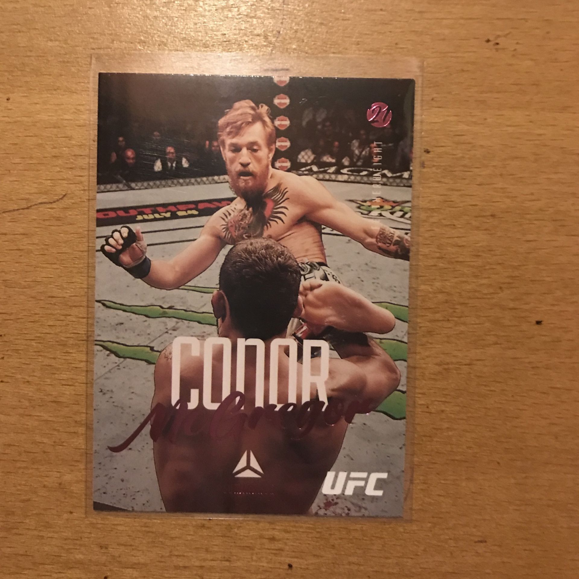 2021 LUMINANCE PINK CONNER McGREGOR CARD