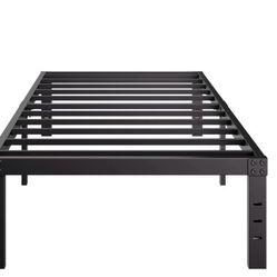 Bed Frame Twin Size Storage 18 inch Tall,Platform Metal BedFrame, Heavy Duty Slats Support,No Box Spring Needed