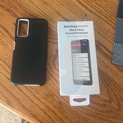 Hard Case & screen Protector For Jitterbug 4