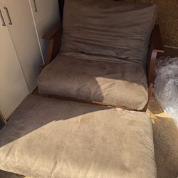 Twin Size Futon With Foot Rest
