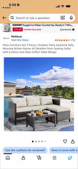 Patio furniture