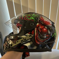 LS2 Motorcycle Helmet Men’s XL Used