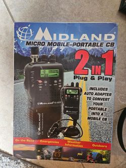 Midland 75-822 Mobile CB Radio with 4-Watt Output